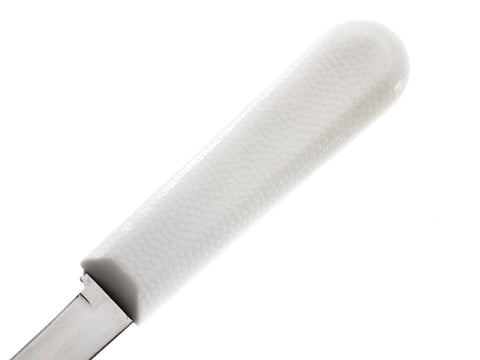 Mercer Culinary clam knife should be hand washed to preserve performance.