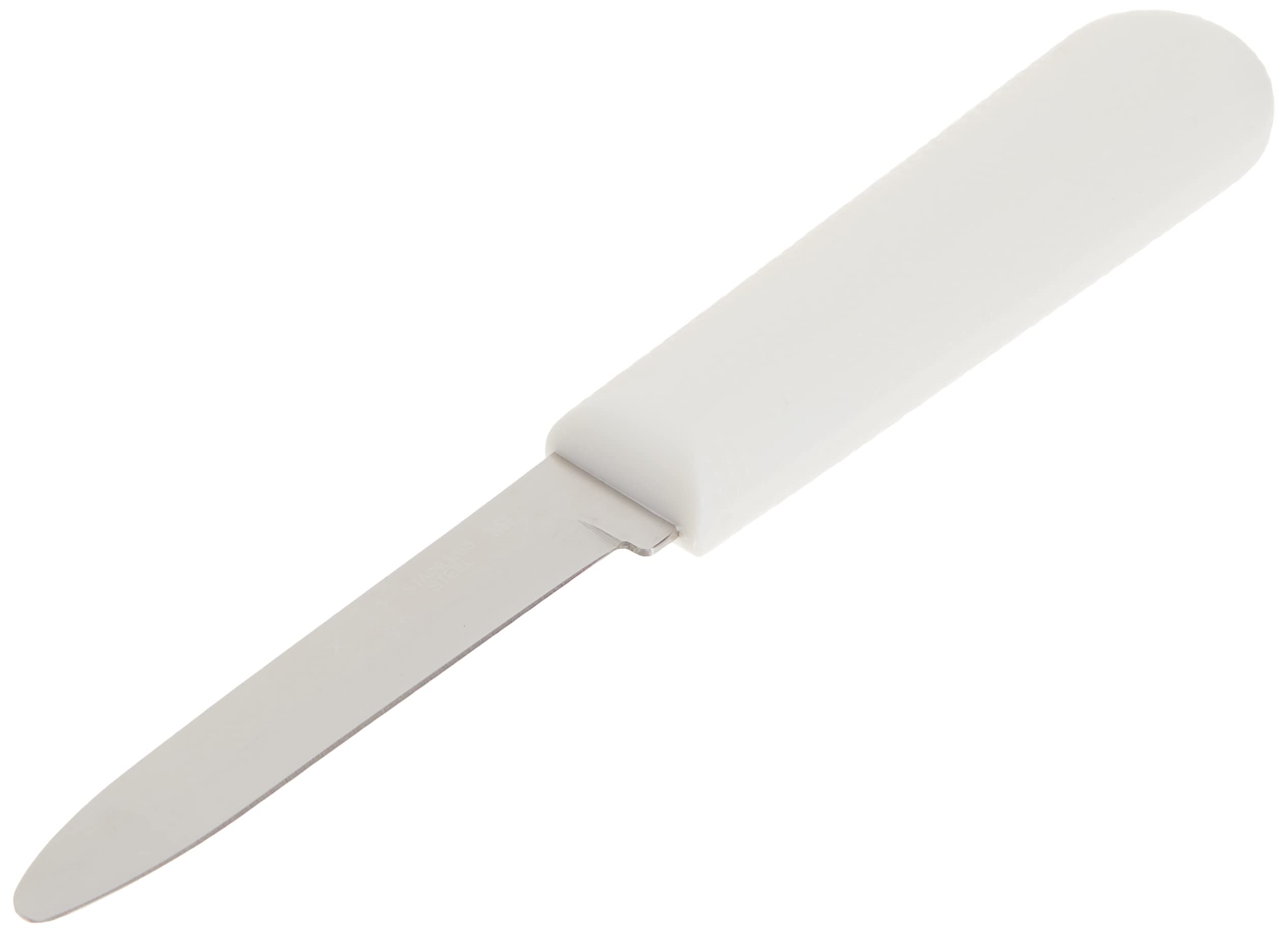Mercer Culinary clam knife with rounded tip for safer shell work.