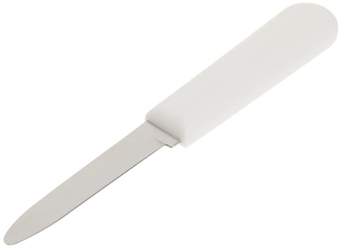 Mercer Culinary clam knife with rounded tip for safer shell work.