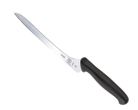 Mercer Culinary M23890 ergonomic black handle demonstrates a non-slip grip