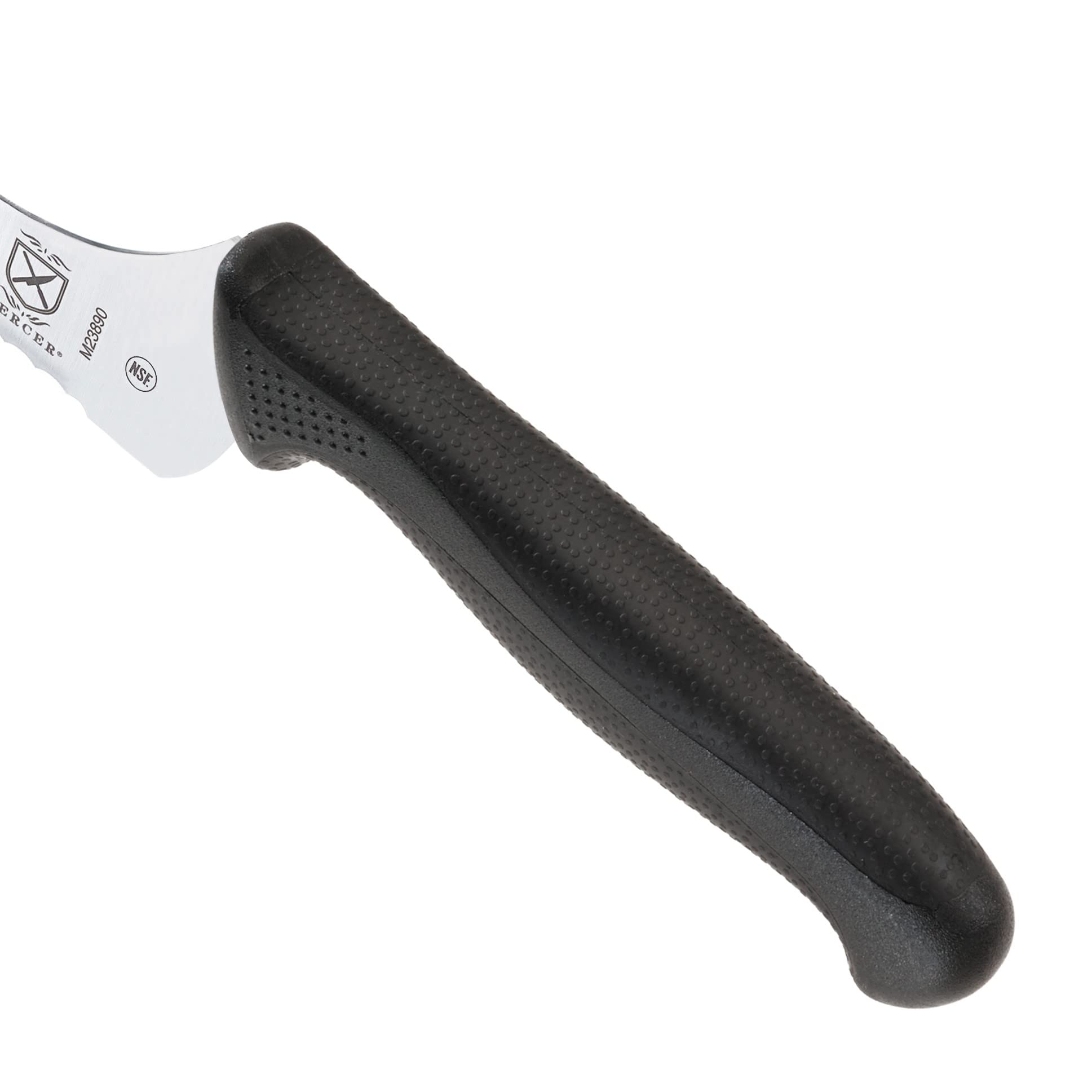 Mercer Culinary M23890 one-piece high-carbon steel blade for lasting sharpness