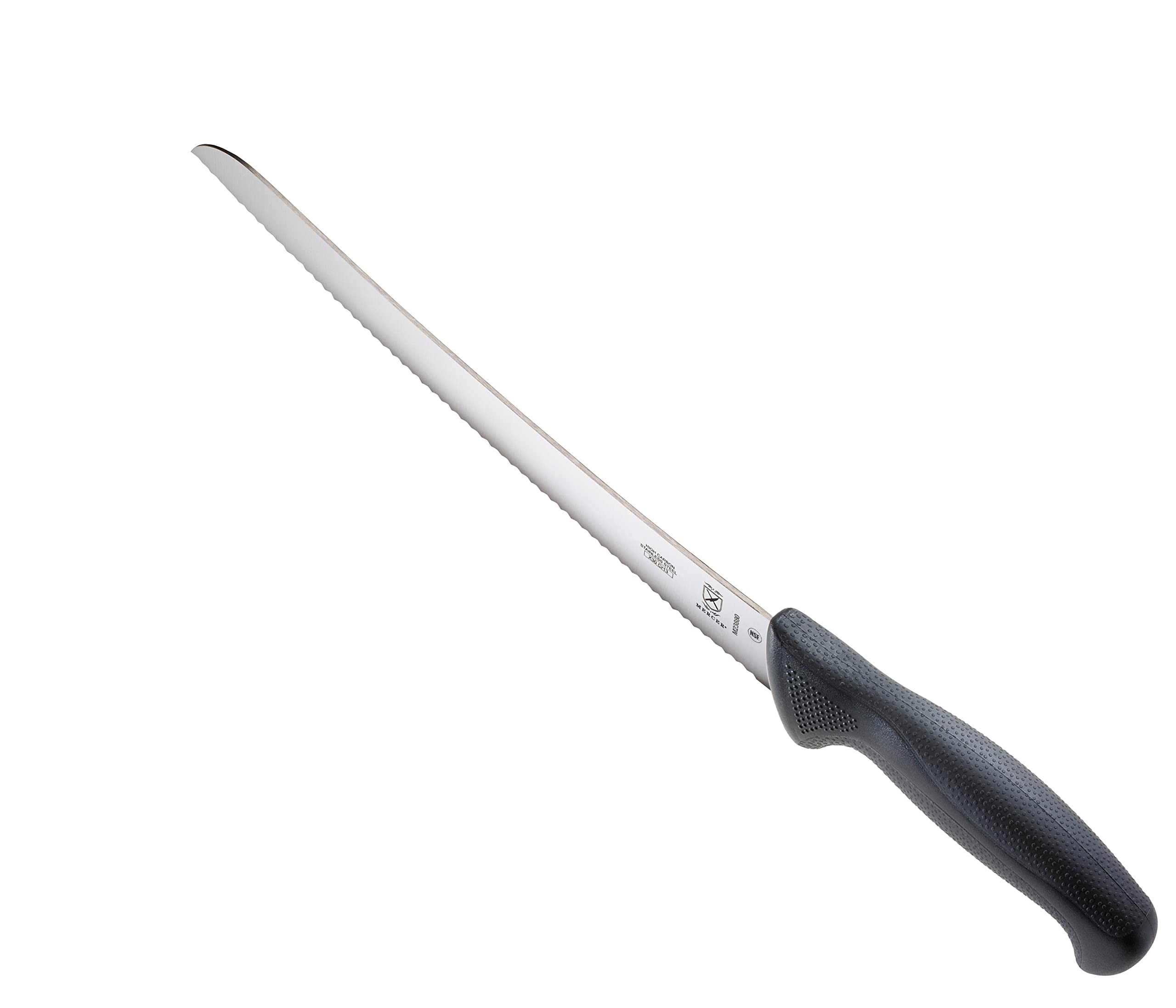 Mercer Millennia 10-inch bread knife ideal for precise loaf and crust slicing.