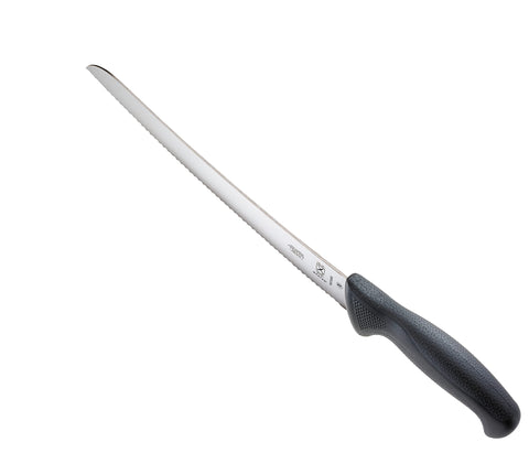 Mercer Millennia 10-inch bread knife ideal for precise loaf and crust slicing.