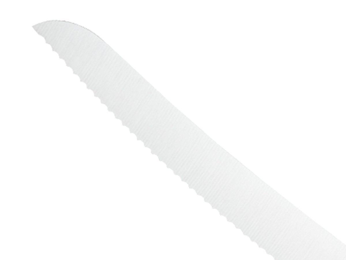 Millennia one-piece high-carbon steel blade highlights durable, sharp performance.