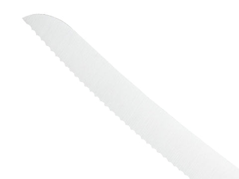 Millennia one-piece high-carbon steel blade highlights durable, sharp performance.