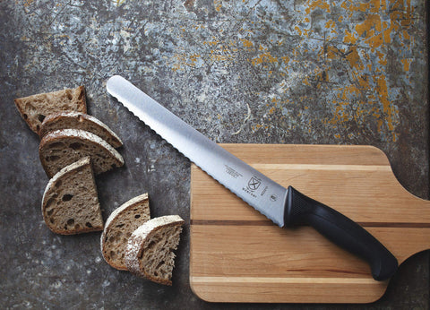Mercer Millennia bread knife easy-care guidance supports blade longevity