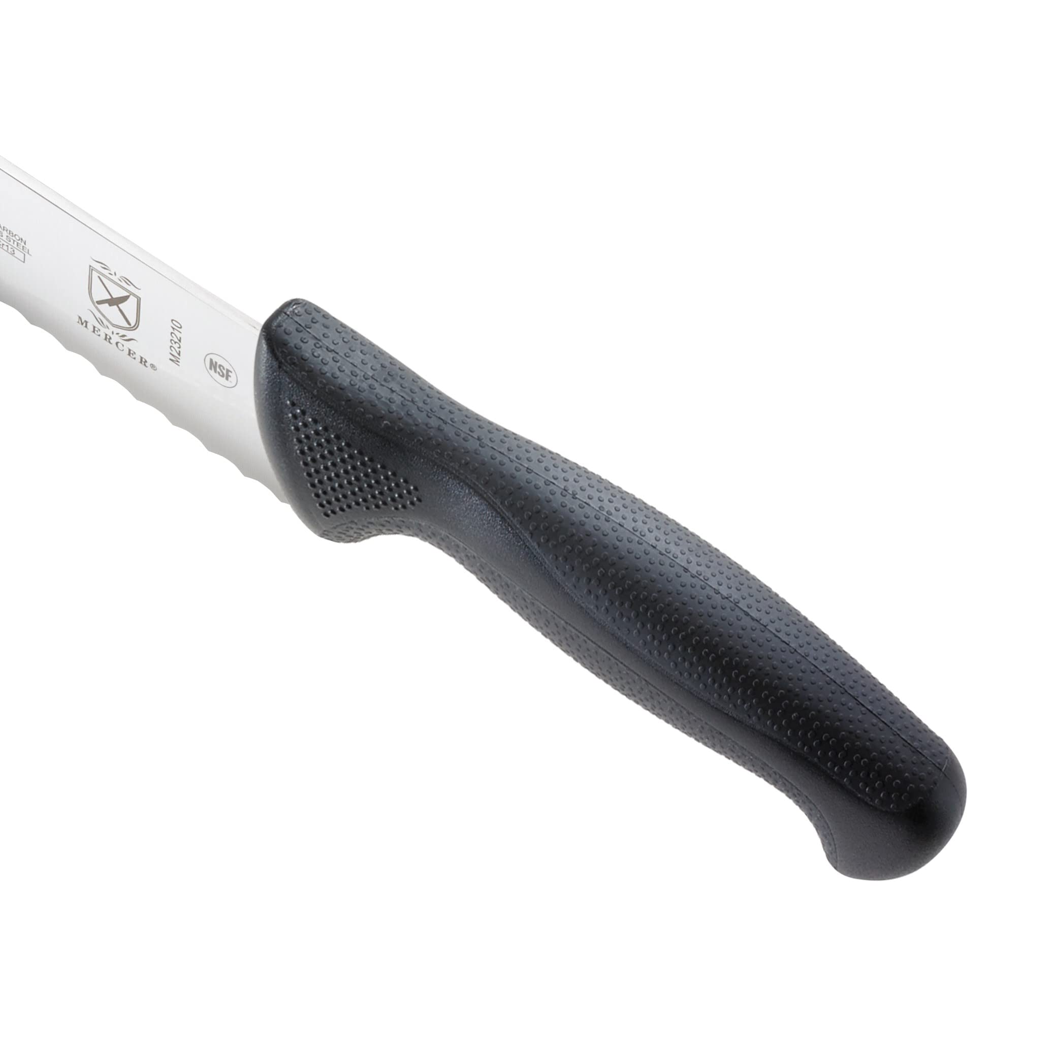 Mercer Millennia bread knife ergonomic handle for secure, comfortable grip