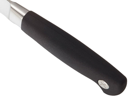 Mercer Culinary Genesis paring knife used for garnish prep and delicate trimming.