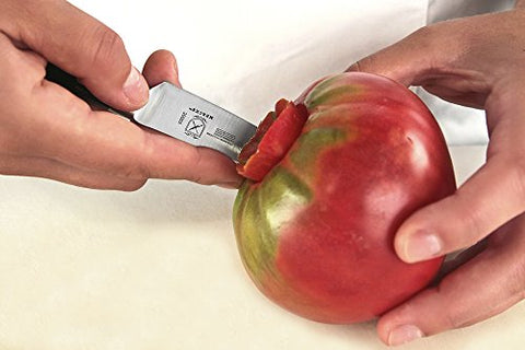 Mercer Culinary Genesis paring knife hand-wash recommended to preserve edge and finish.