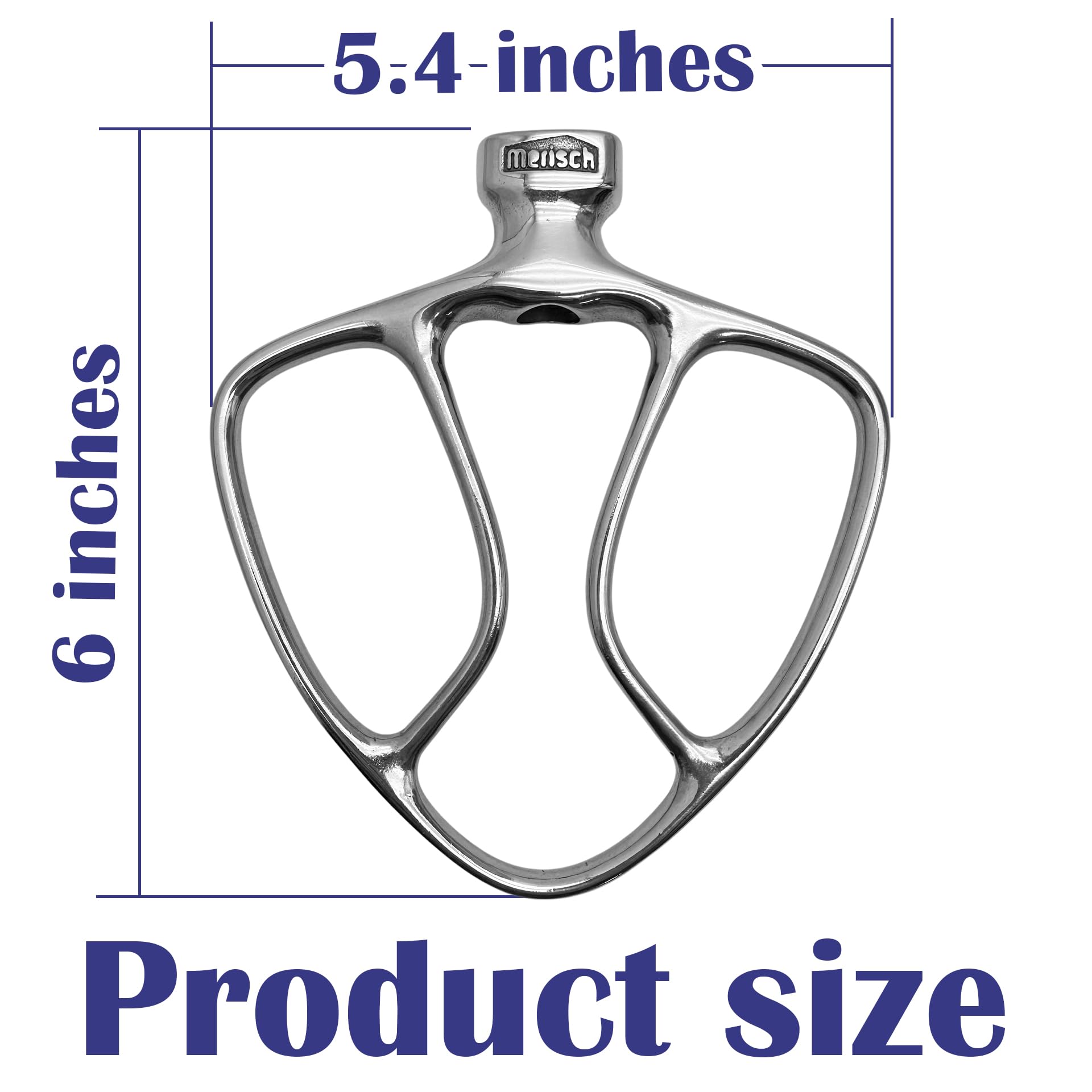 Merisch easy-cleaning flat beater saves time between batches