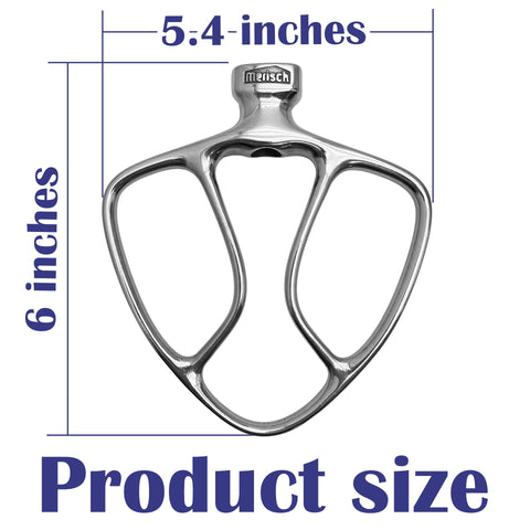 Merisch easy-cleaning flat beater saves time between batches