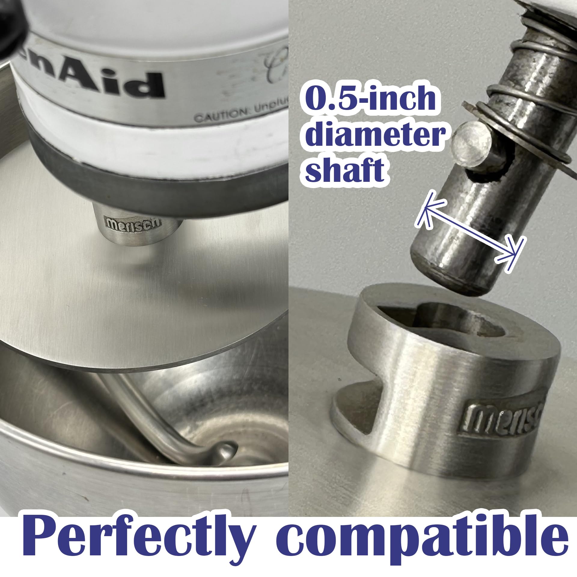 Merisch heavy-duty design handles bread and pizza dough reliably