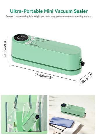 Meritpick Mini Vacuum Sealer inflation pump setup for inflating a ball or float