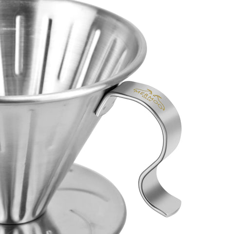 MERMOO YILAN l-size pour-over dripper for 1-4 cup brews