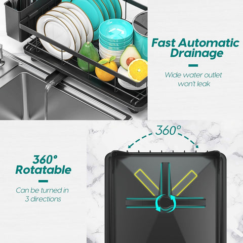 MERRYBOX utensil holder detachable three-compartment design for organized cutlery.