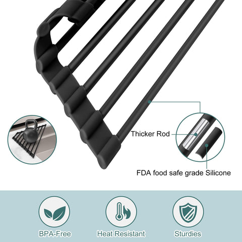 MERRYBOX foldable roll-up rack demonstrates easy-clean, compact design.