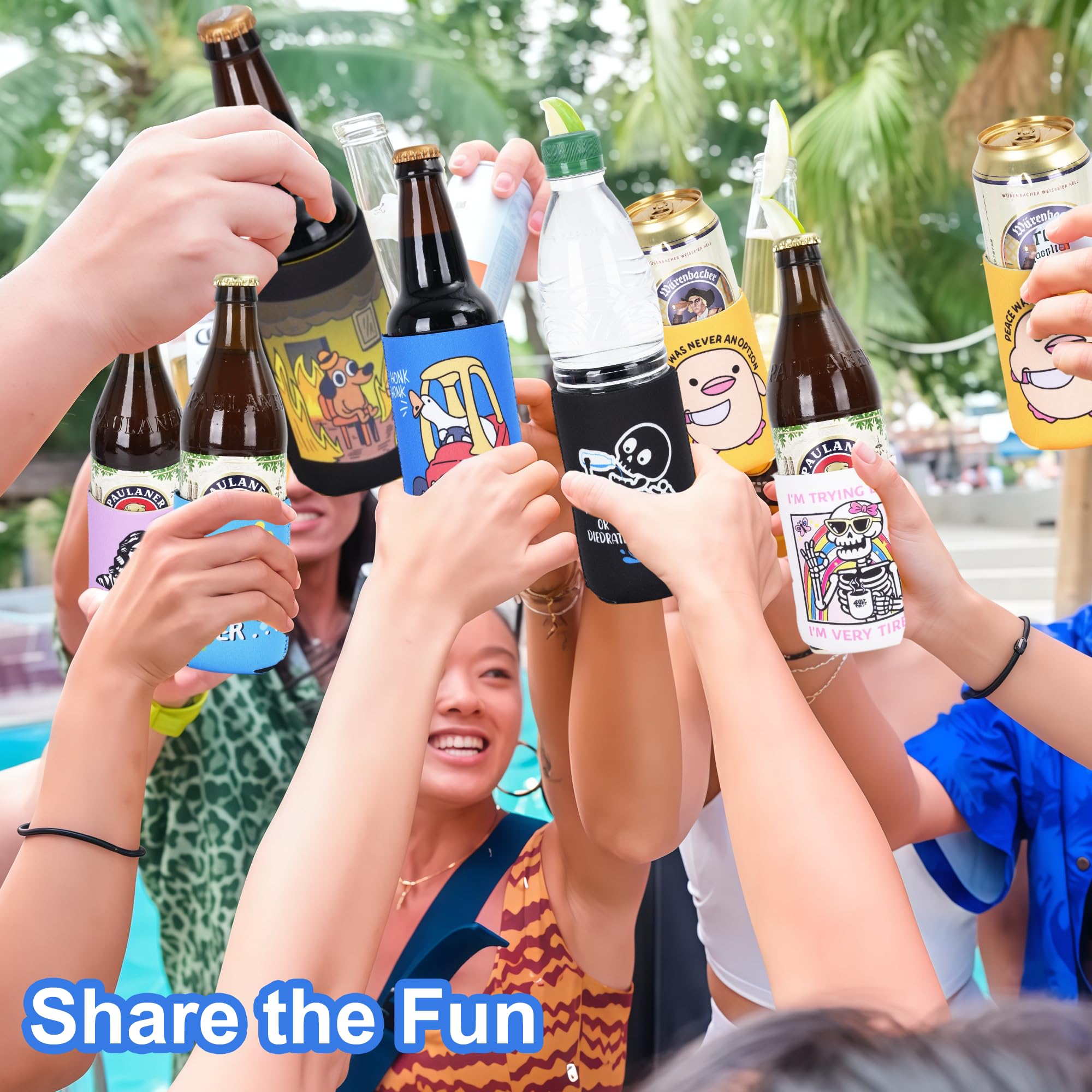 Merrypuls reusable sleeves reduce waste while keeping beverages cool