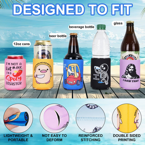 Merrypuls universal fit for most 12 oz cans, prevents warmth transfer