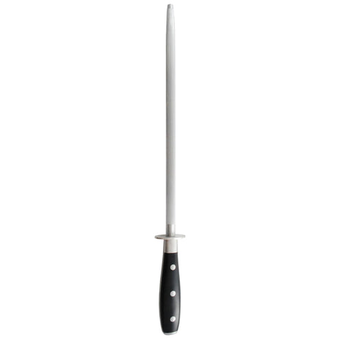 Messermeister 12-inch ceramic sharpening rod for precise knife edge maintenance