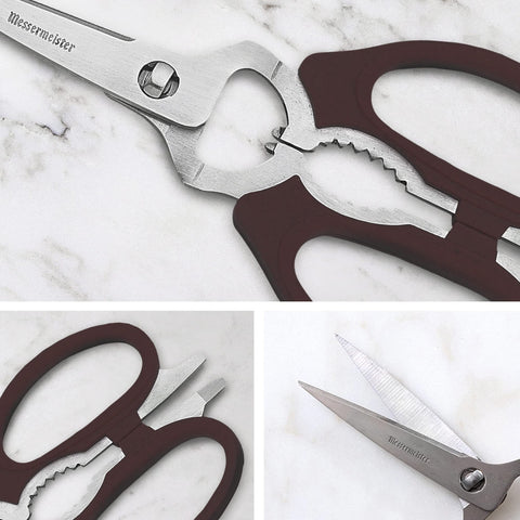 7-tool setup with screwdriver and nut cracker for versatile kitchen tasks.