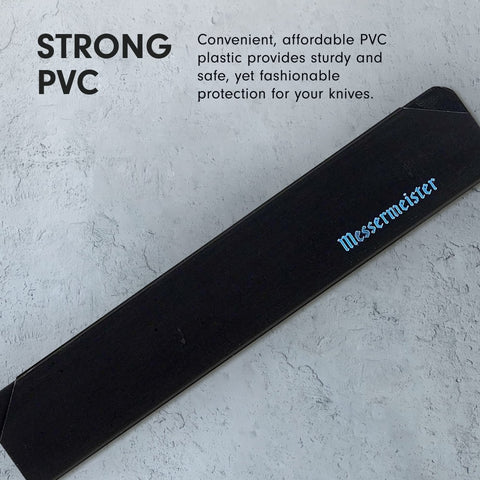 Messermeister Chef’s Edge-Guard portable protection for wide-blade knives.