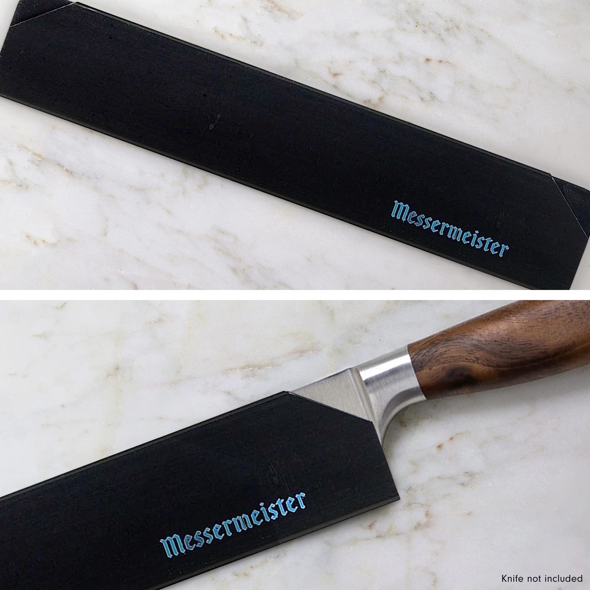 Messermeister Edge-Guard in-drawer storage illustrates safe knife organization.