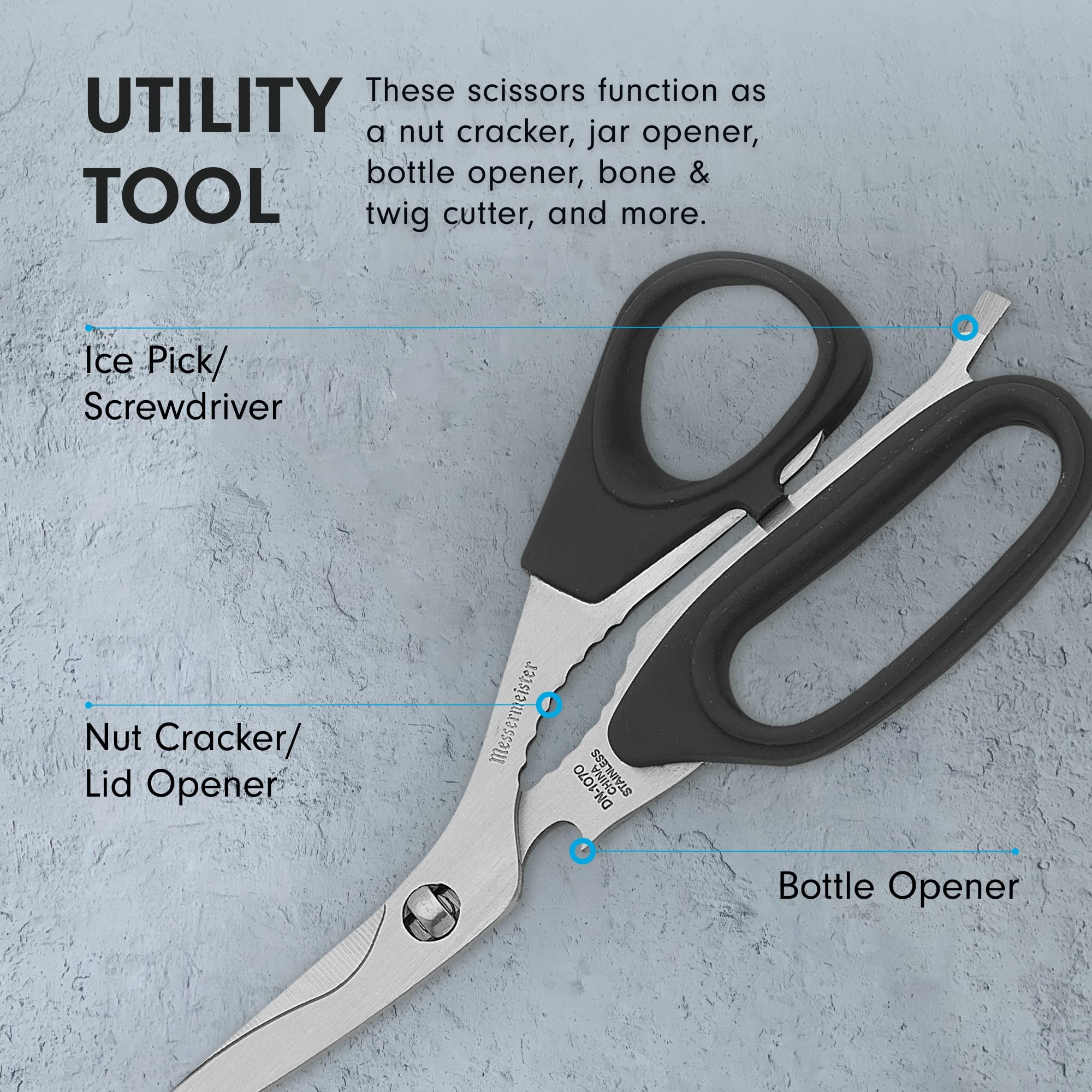 Messermeister jar lid opener gripper designed for effortless seal removal.