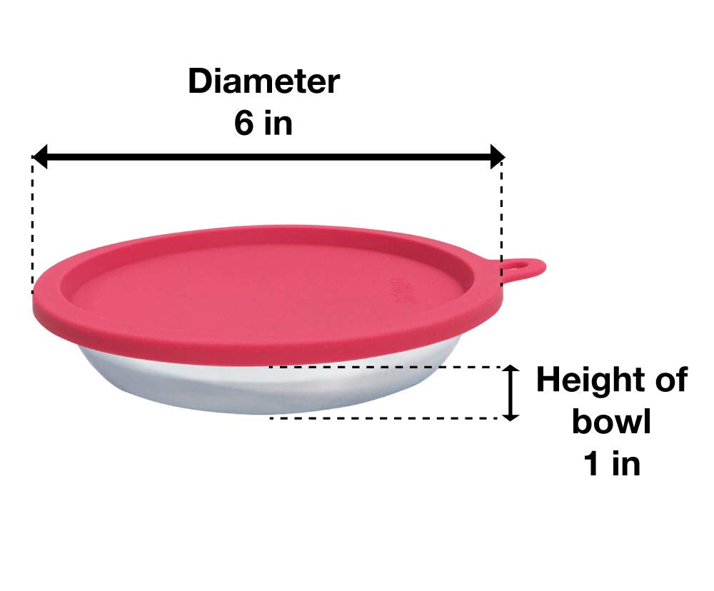 Messy Cats silicone lids are stackable and BPA-free for safe storage.