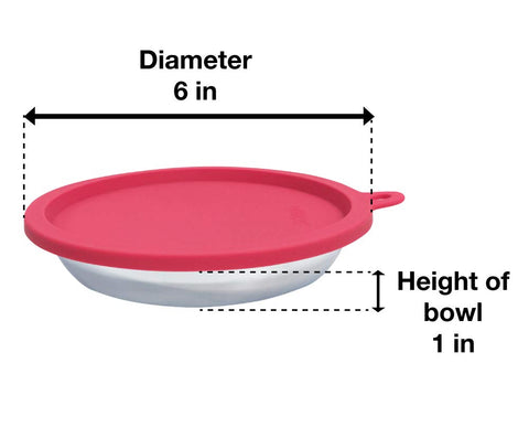 Messy Cats silicone lids are stackable and BPA-free for safe storage.