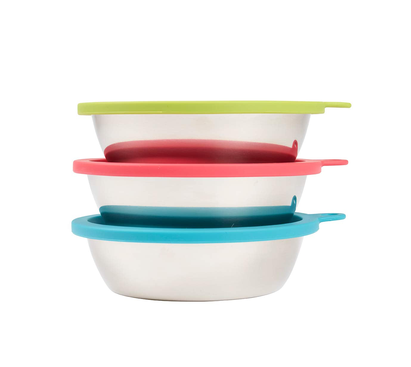 Messy Mutts stainless steel bowls offer rust-resistant durability for daily use.