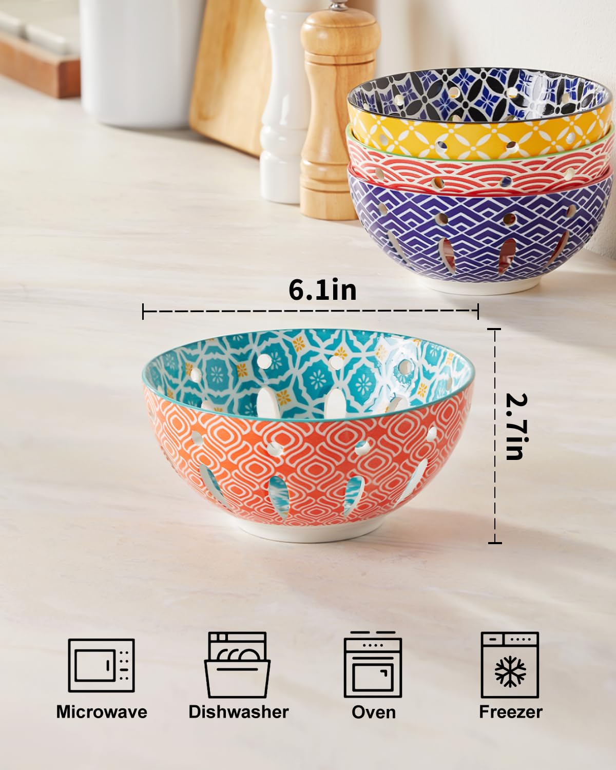 Metahom berry basket stackable design saves space while keeping fruit organized.