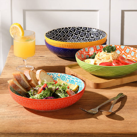 Metahom bowls offer 40 oz capacity for hearty portions and family meals