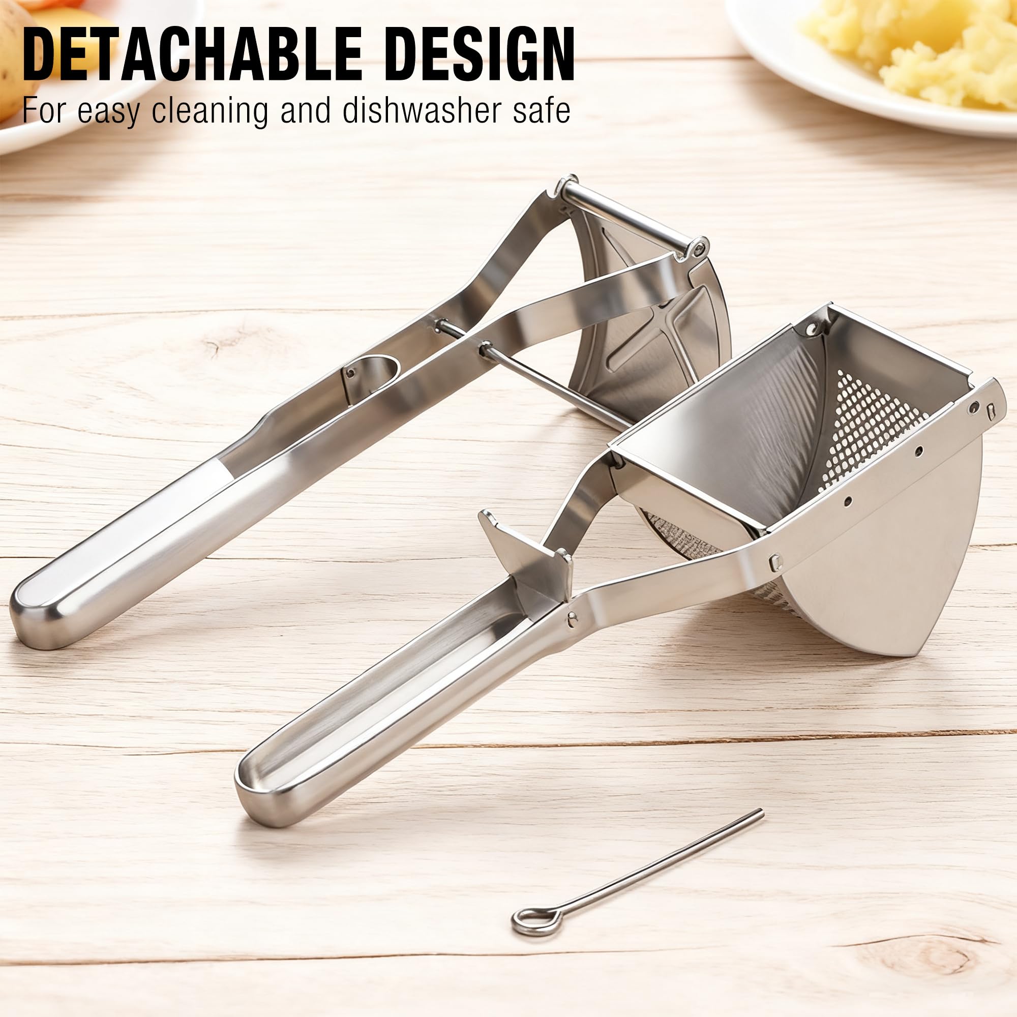 METLUCK potato ricer works well for puree and baby food textures.