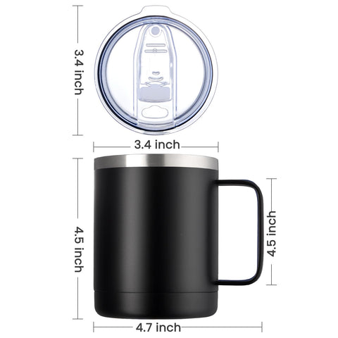 MEWAY 18-8 stainless steel body, BPA-free for healthier sipping