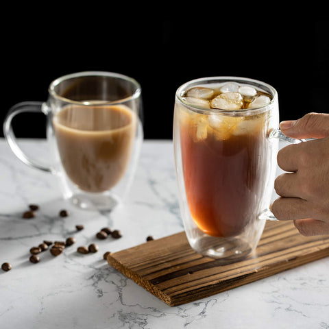 MEWAY latte art-ready 16oz mug for visually appealing beverages.