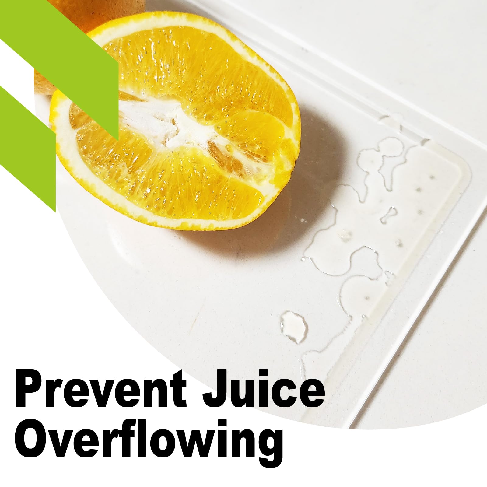 MEWSDEN cutting board with counter lip provides stable, wobble-free slicing.