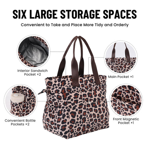 MEXS six-pocket lunch bag for organized on-the-go storage.