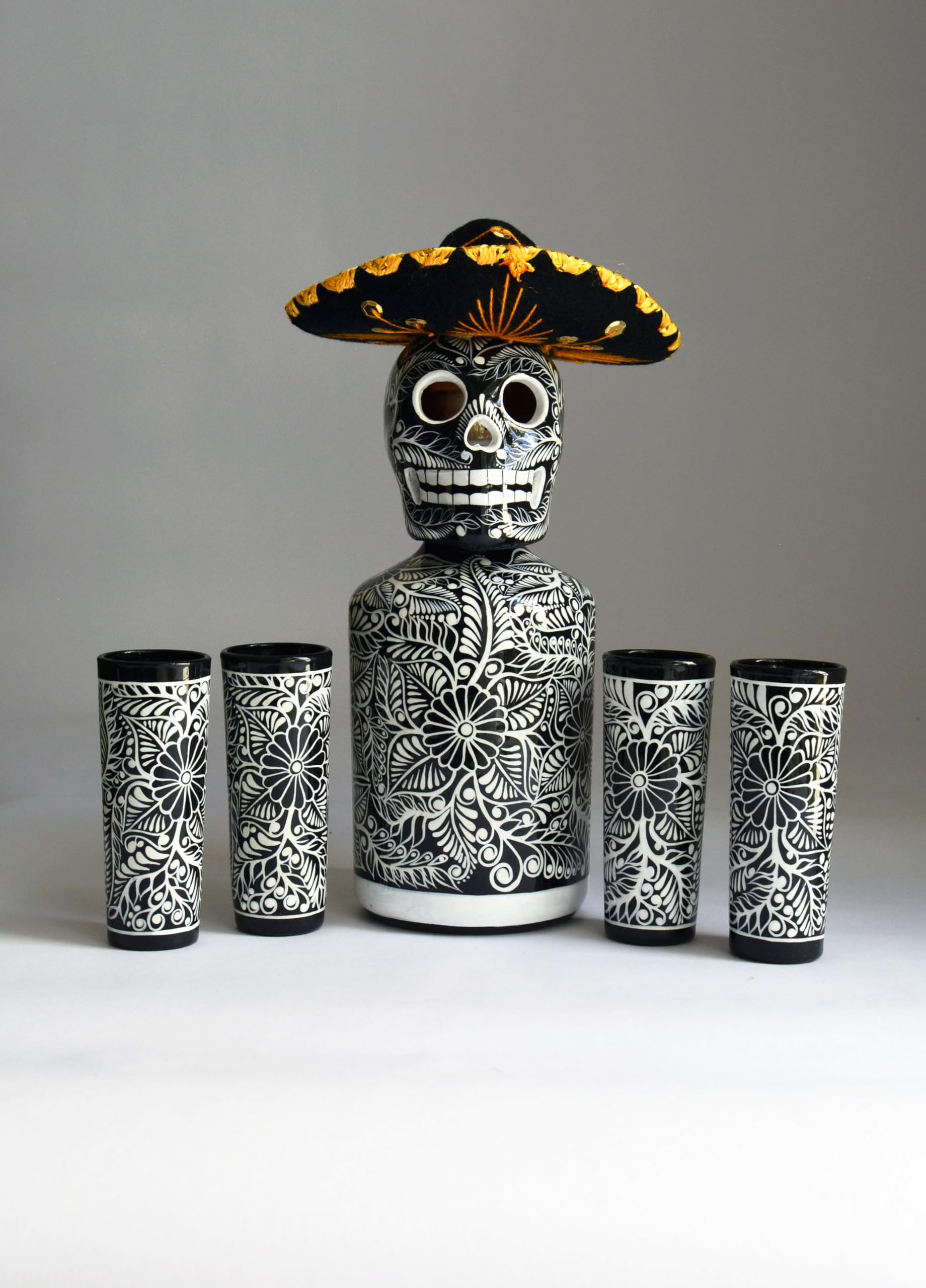 Close-up of the skull-top detail from the Mexskeletons set