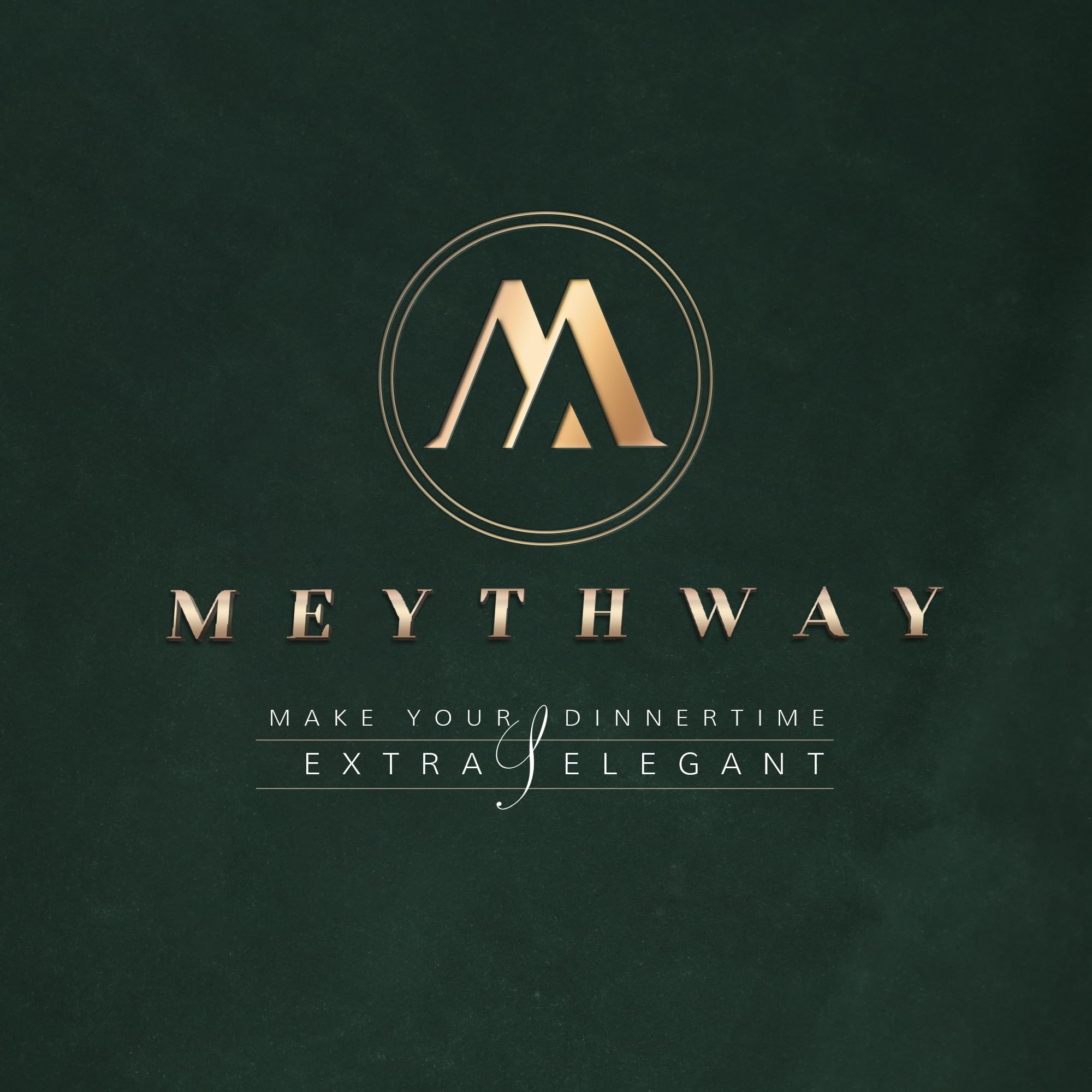 Meythway vintage carved silverware table setting showcasing retro elegance for daily meals.
