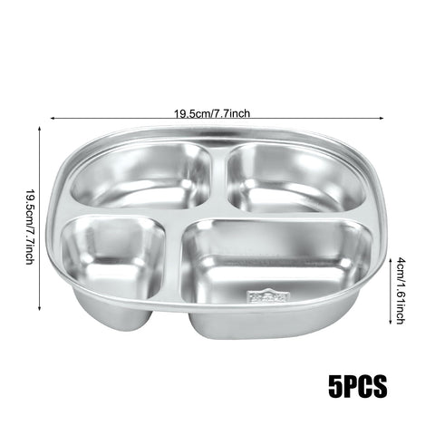 MFBJXC four-compartment design supports balanced meals for kids and adults.