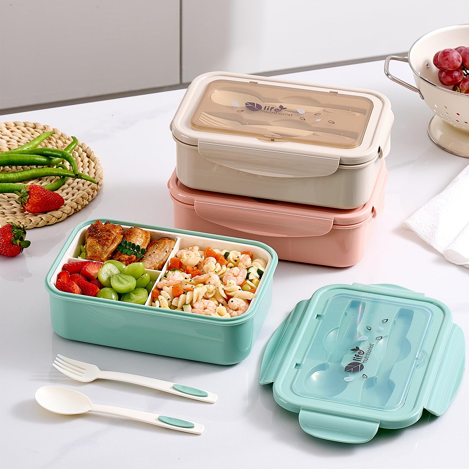 Mfacoy portable lunch box ideal for work, school, or picnics.