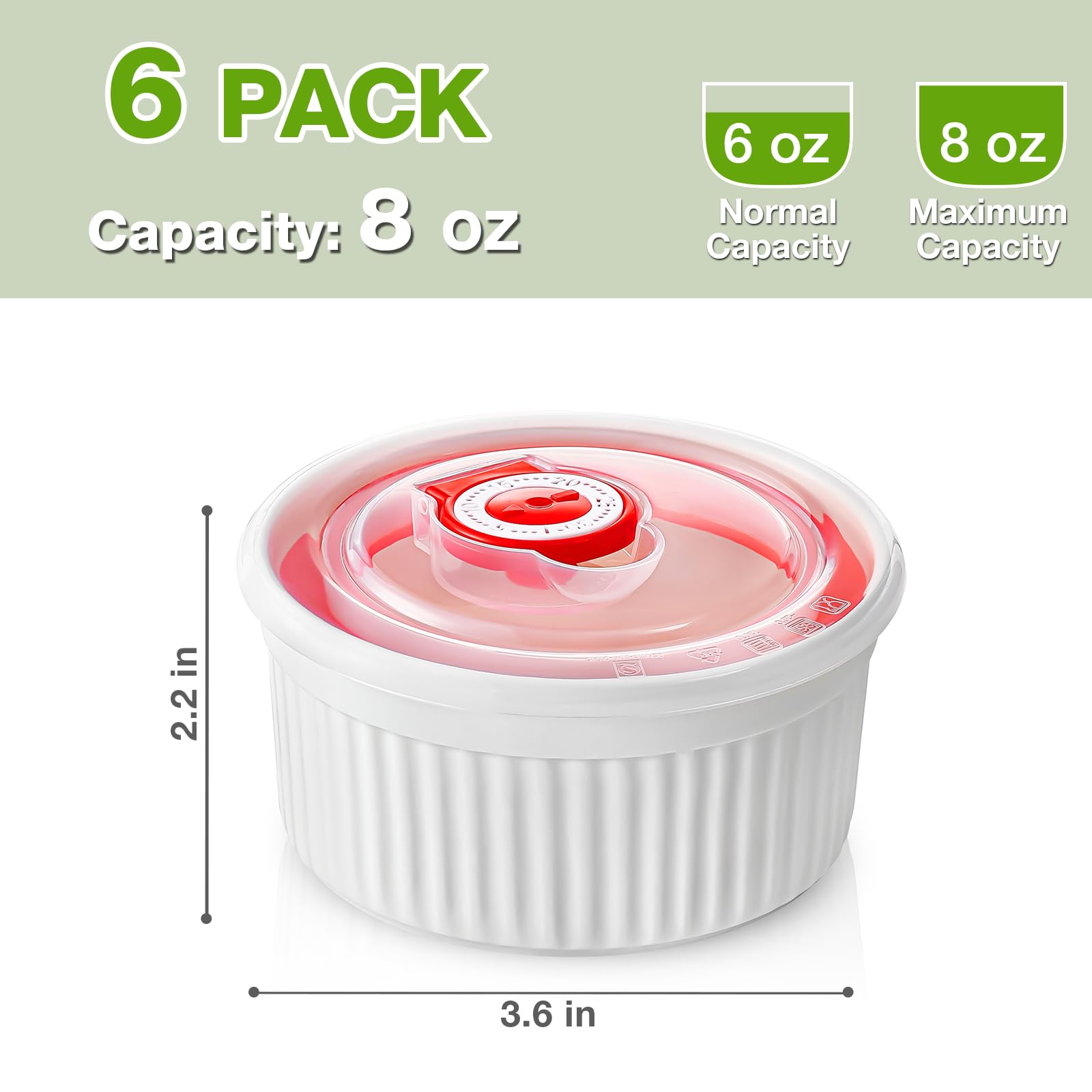 Mfacoy creme brulee ramekins with lids ideal for desserts and presentation.