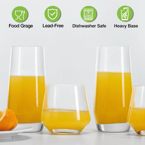 Mfacoy crystal-clear glassware close-up highlighting clarity and premium feel.