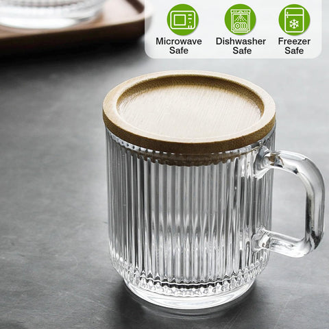 Dishwasher-safe mug set for quick, convenient cleanup.