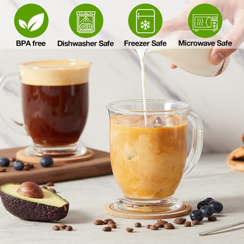 Mfacoy mugs are microwave and dishwasher safe for easy cleanup