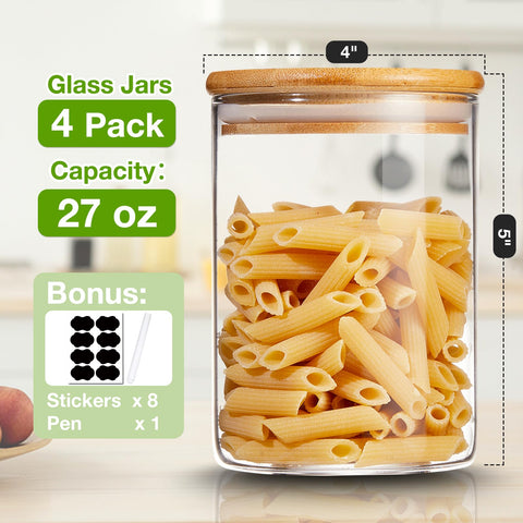 Mfacoy erasable labels for easy, reusable pantry organization