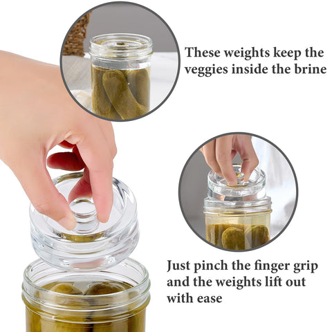 Mfacoy seven-ounce lead-free glass weight for sturdy fermentation