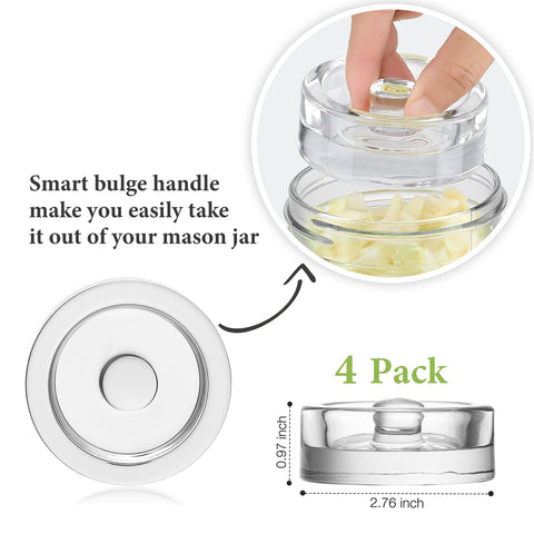 Mfacoy wide-mouth jar fit weights for 2.76-inch jars