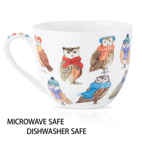 MFoffice 20 oz bone china mug ideal for coffee tea or cocoa