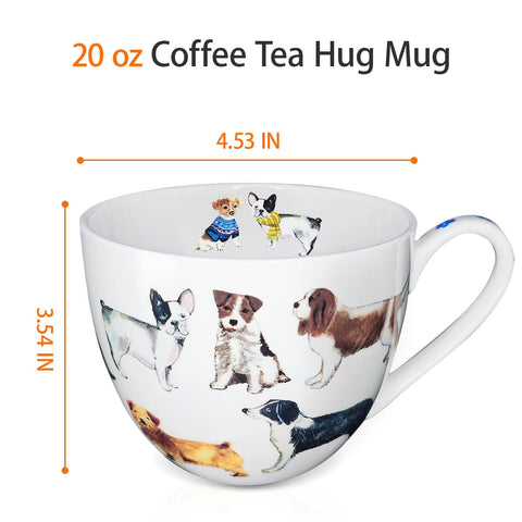 MFoffice dog illustrations mug design adds playful flair to coffee breaks